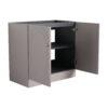 Modern Freestanding Bathroom Vanity With Soft Close Cabinet Doors, Excluding Sink - Khaki - Image 10