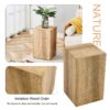 Modern Coffee Table With Light Wood Texture And Stylish Design - Natural Wood - Image 4