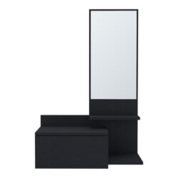 Lowell - Floating Hallway Cabinet, Space Saving Design - Black