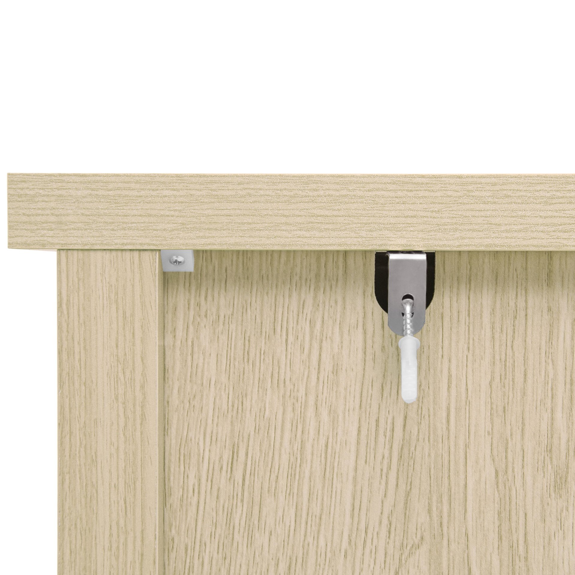 Hollow Carved 3 Drawer Cabinet Dresser Storage Chest With Metal Handles For Living Room Bedroom - Natural - Image 15