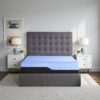 Refresh - 12" California King Size Hybrid Cooling Fast Responding Latex Foam And Coil Mattress - Blue - Image 14