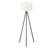 Lighting, Floor Lamp Contemporary - Black / Cream - Image 2