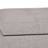 Cosmopolitan - Storage Ottoman - Cloud Gray - Image 5