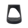 Mgo Hollow Side Table With Wood Like Texture, Durable And Weather Resistant - Black - Image 6