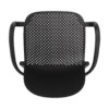Roxanne - Outdoor Stacking Dining Armchair (Set of 2) - Black - Image 9