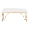 Constellation - Contemporary Bench - Gold / White - Image 4