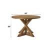 Wallace II - 5 Pieces Dining Room Set - Oak - Image 12
