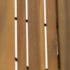 Temptation - Outdoor Foldable Side Table With Slat Design - Teak - Image 8