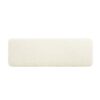 Elegant Ottoman Upholstered Footrest With Durable Polyester Blend And Solid Frame - White - Image 5