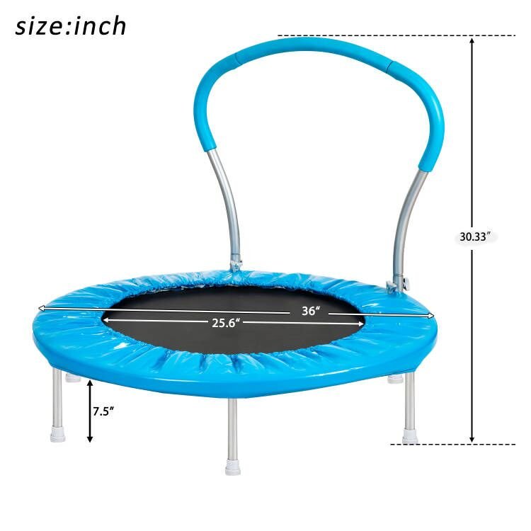 Trampoline With Handle - Blue - Image 8