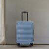 20" Carry On Luggage Lightweight Suitcase, Spinner Wheels - Blue - Image 3