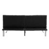 Modern Sofa Bed With Wood Frame And Stainless Leg - Black - Image 9