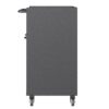 Sturdy Metal Tool Storage Cabinet With Wheels Durable Garage, Office & Home Organizer Steel - White - Image 15