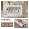 43" Bathroom Vanity Multi Functional Cabinet - White - Image 9