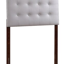 Twin Stylish Adjustable Headboard - Light Gray