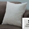 Pillows, Square, Insert Included, Decorative Throw, Hypoallergenic, Modern - Blue - Image 3