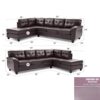 Gallant - Sectional - Cappuccino - Image 4