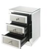 Noralie - Accent Table Mirrored / Faux Dimaonds - Silver - Image 4