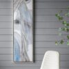 Elongated Modern Abstract Oil Paintings, Wall Art For Living Room Dining Room Bedroom Office Entryway (Set of 2) - Multicolor - Image 4
