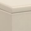 Avalon - Extra Large Storage Ottoman Bench - Satin Cream - Image 4