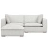 Jasmine - 2 Seater Sofa And Ottoman - Gray - Image 2