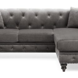 Nola - Sofa Chaise - Dark Gray