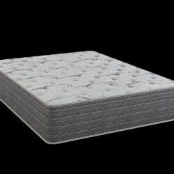 Dream Flex - 13.5" Full Two Sided Plush Mattress - White / Gray