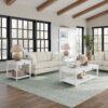 End Table With Storage Drawer - White - Image 6