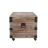 Trunk Table And Side Table With Large Storage Dress Up Your Liviing Room (Set of 3) - Antique Gray - Image 13