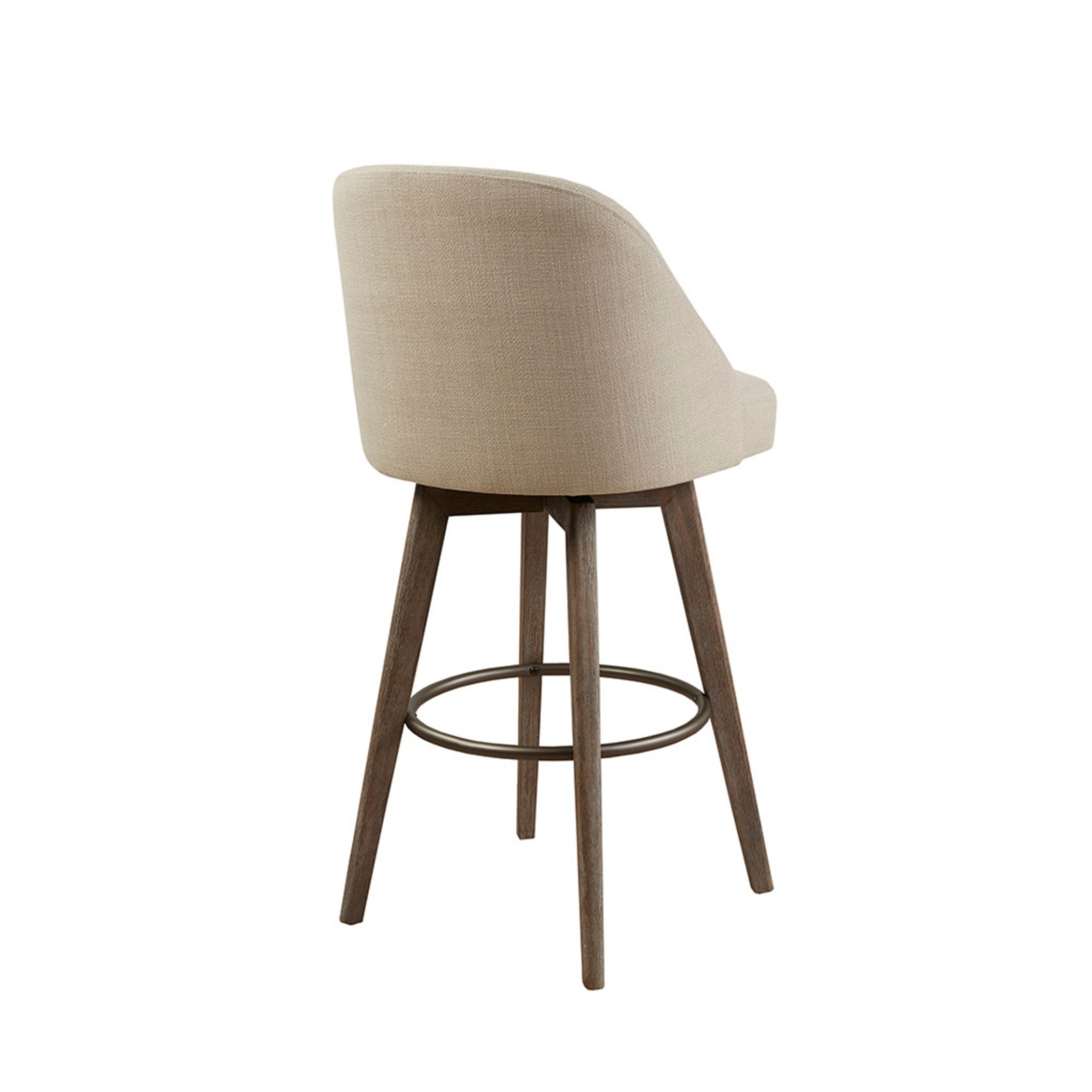 Bar Stool With Swivel Seat - Sand - Image 4