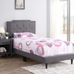 Deb - Twin Bed - Gray