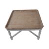 Square Alcott Coffee Table, French Countory Tray Table - White - Image 4