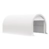 Outsunny - 10' x 16' Carport, Heavy Duty Portable Garage Storage Tent With Large Zippered Door, Anti-Uv Pe Canopy Cover For Car, Truck, Boat, Motorcycle, Bike, Garden Tools, Outdoor Work - White - Image 7