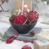 Luster Tear Drop Ornament, Glass Decorative Hanging Christmas Tree Ornaments For Holiday Party Decorations (Set of 12) - Red - Image 8