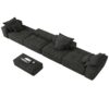 Modern Oversized Modular Sectional Sofa, Sparkling Fabric Soft Cushion Sofa With 6 Pillows, 6 Pieces Diy Combination Tufted Sofa, No Assembly Required - Black - Image 19