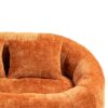 Durable Comfort High Back Bean Bag Sofa Lounger For Adults And Kids, Indoor & Outdoor - Orange - Image 23