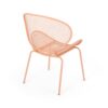 Elba - Modern Chair (Set of 2) With Mesh Seating - Orange - Image 7