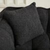Cozy Beanbag Chair With High Resilience Foam Core For 2 - Black - Image 8