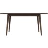 Mary - Modern Style Solid Wood Rectangular Dining Kitchen Table - Brown - Image 2