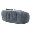 Contemporary Bean Bag Sofa Lazy Sofa Durable Comfort Lounger For Indoor & Outdoor Use - Gray - Image 14