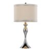 Ashland - Contemporary Table Lamp With Trim (Set of 2) - Polished Chrome / Cream - Image 3