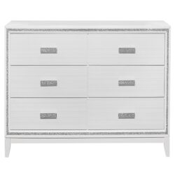 Almera - Glitter Dresser - White