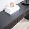 Modern Console Table With 4 Drawers, Entryway Table With Storage - Black - Image 12