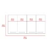 Wall Cabinet Four Doors, With Two Internal Shelves And Internal Plate And Glass Organizer - White - Image 7