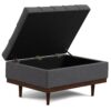 Mariah - Coffee Table Storage Ottoman - Gray - Image 3