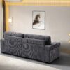 Stationary Loveseat - Gray - Image 3