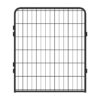 53.94" 8 Panels Heavy Duty Metal Playpen With Door, Dog Fence Pet Exercise Pen For Outdoor, Indoor - Black - Image 18