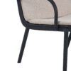 Luna - Outdoor Patio Loveseat With Frame And Cushions Weather Resistant Pp Material - Beige / Black - Image 11