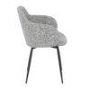 Boyne - Contemporary Chair (Set of 2) - Black / Dark Gray - Image 3