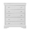 Shaker - 5 Pieces Queen Bedroom Set With Crystal Inspired Tufted Headboard And LED Lighting - White - Image 6